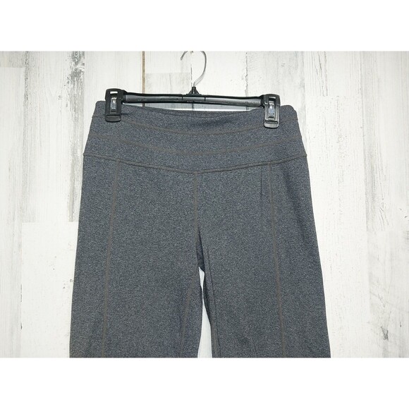 Prana Contour Yoga Wide Leg Grey Pants Size Medium - Picture 2 of 6